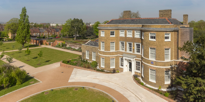 William Morris Gallery from above